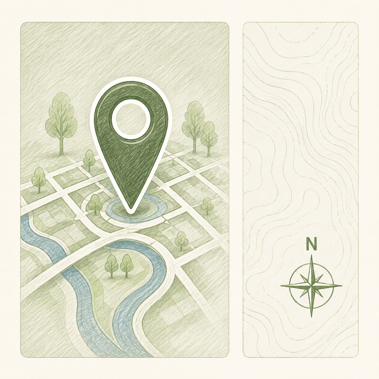 Location map sketch