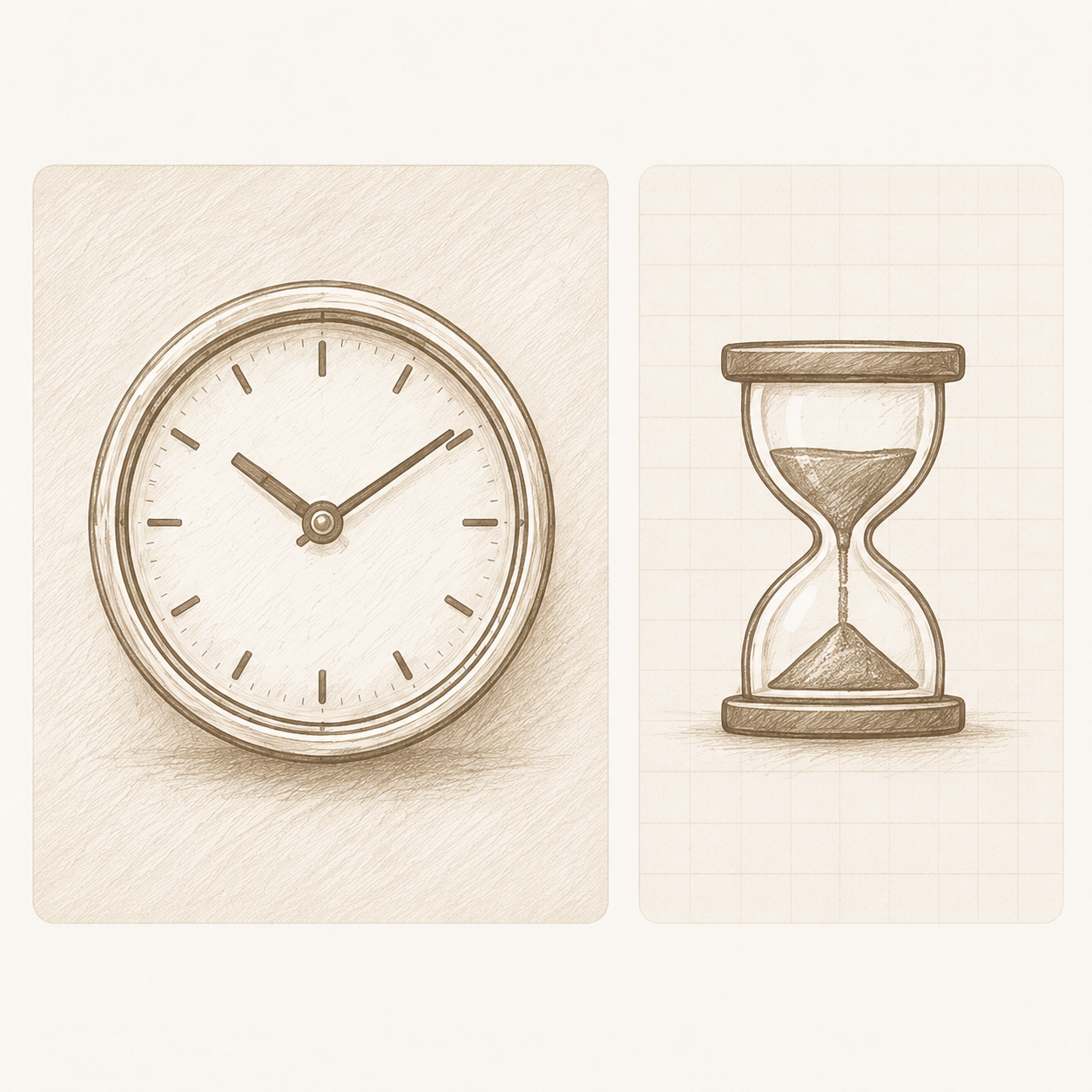 Conference time clock sketch